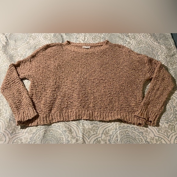 ✋Coco + Jamison cropped sweater women’s large neutral color - Picture 1 of 9